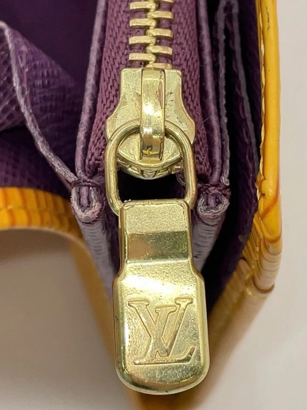 Louis Vuitton Epi Yellow Wallet